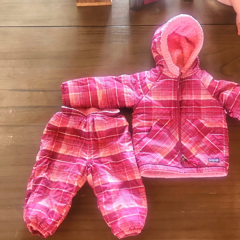 Patagonia winter coat and matching snowpants